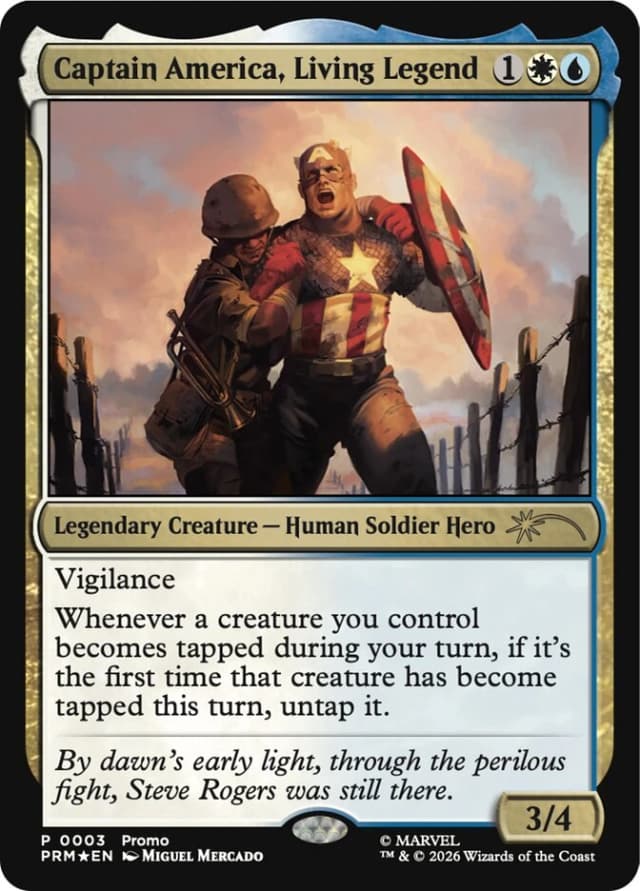 Captain America, Living Legend image