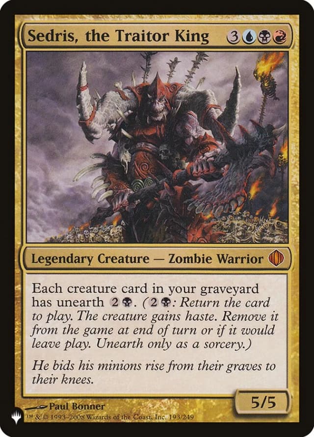 Sedris, the Traitor King image