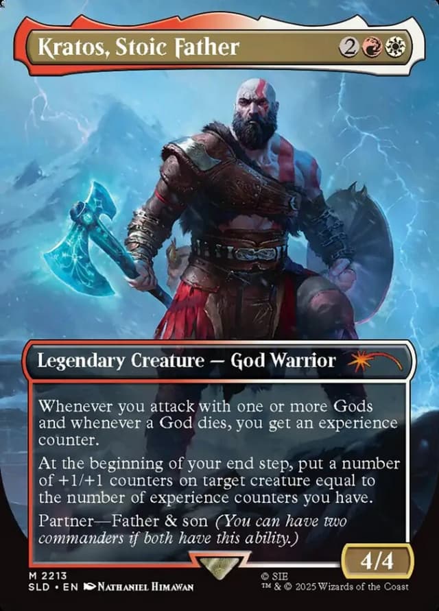 Kratos, Stoic Father image
