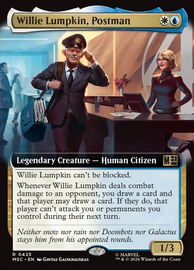 Willie Lumpkin, Postman image