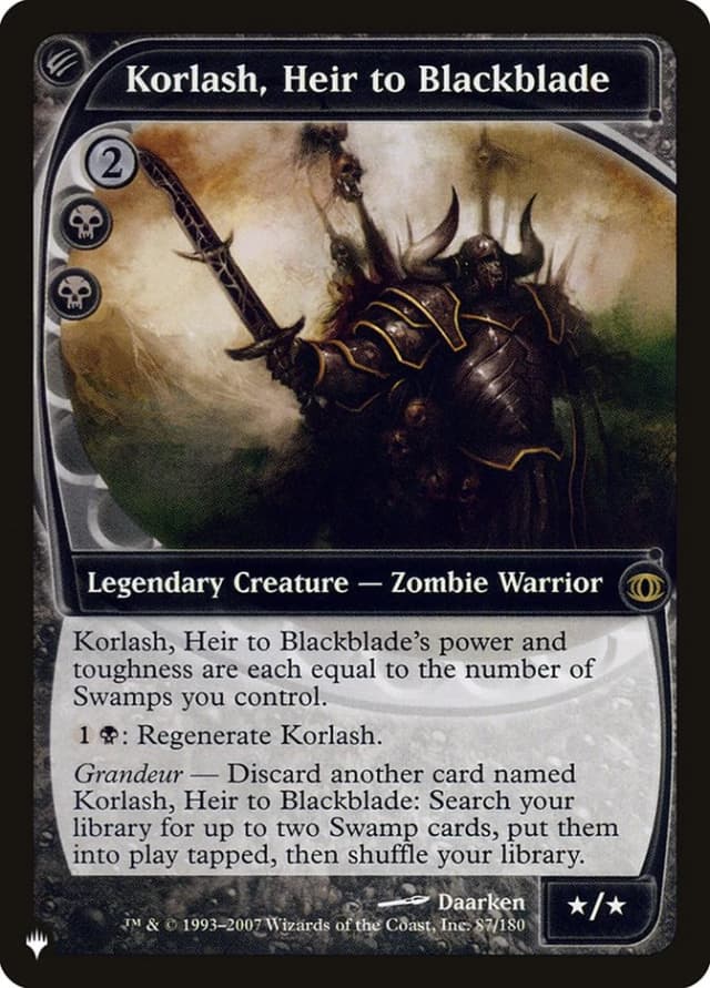 Korlash, Heir to Blackblade image