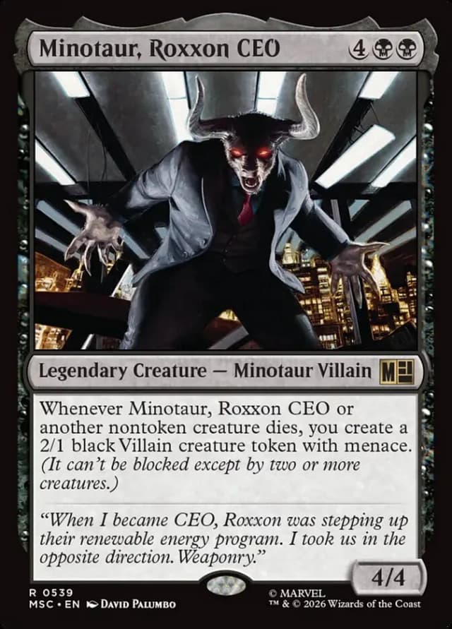 Minotaur, Roxxon CEO image