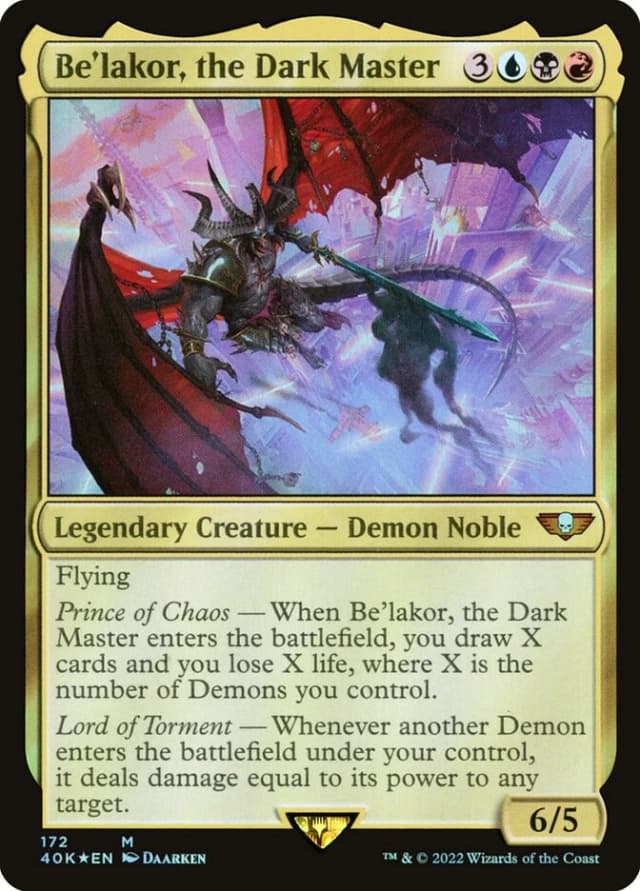 Be'lakor, the Dark Master image
