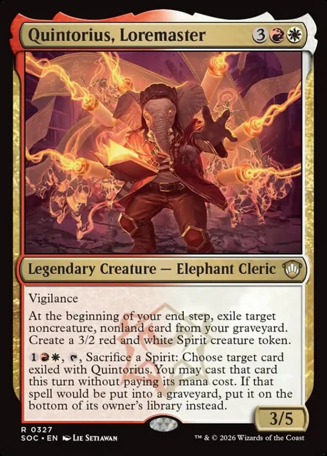 Quintorius, Loremaster image
