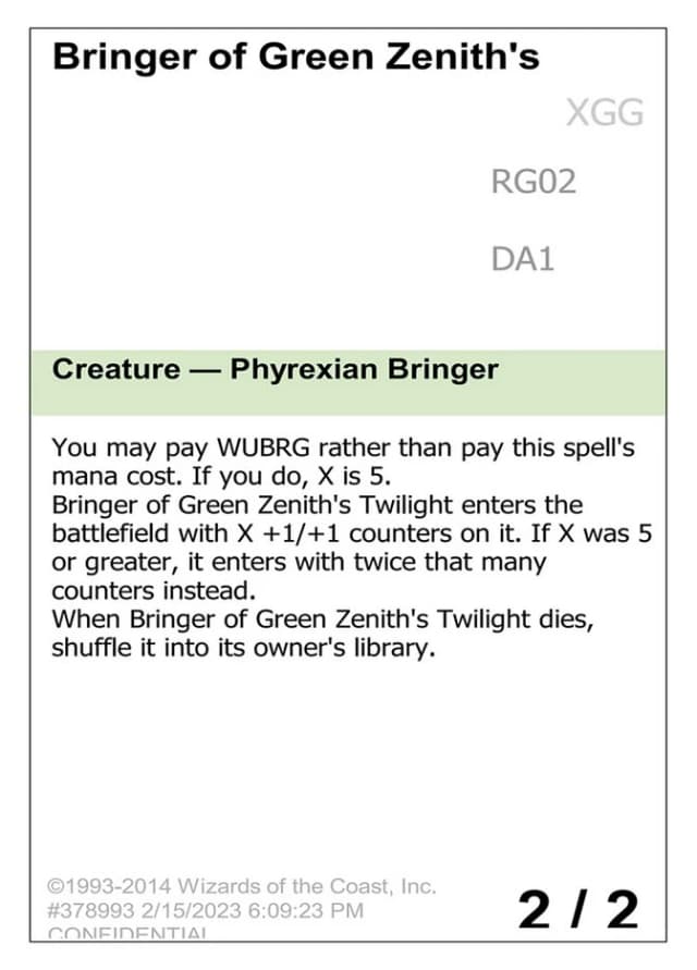 Bringer of Green Zenith's Twilight image