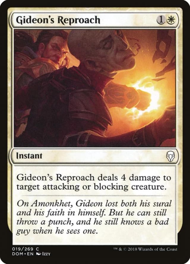 Gideon's Reproach image