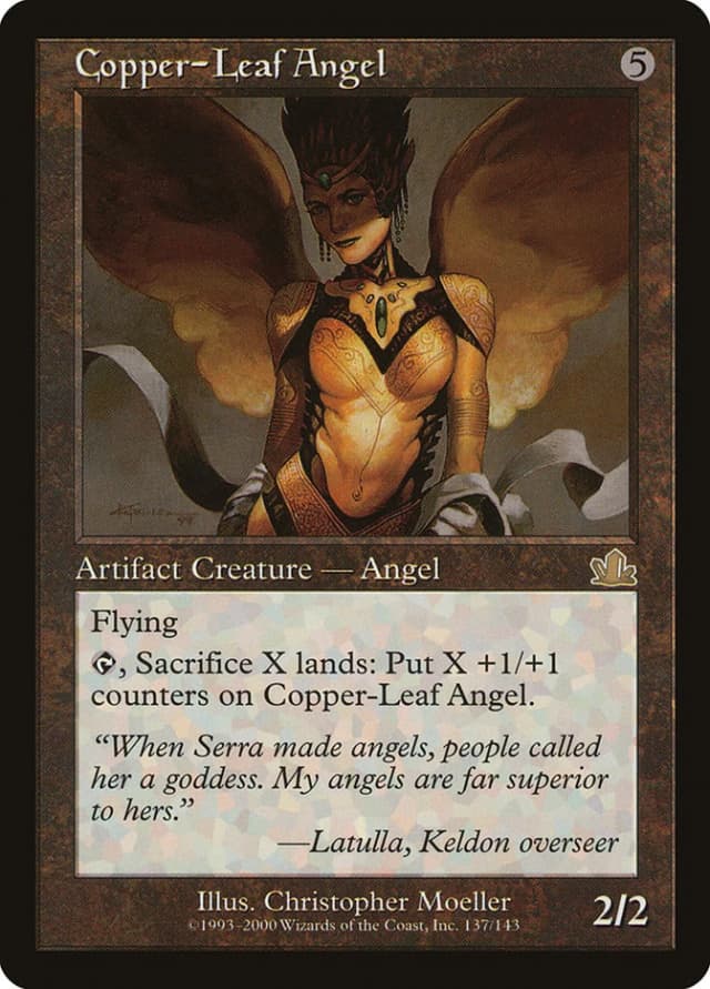 Copper-Leaf Angel image