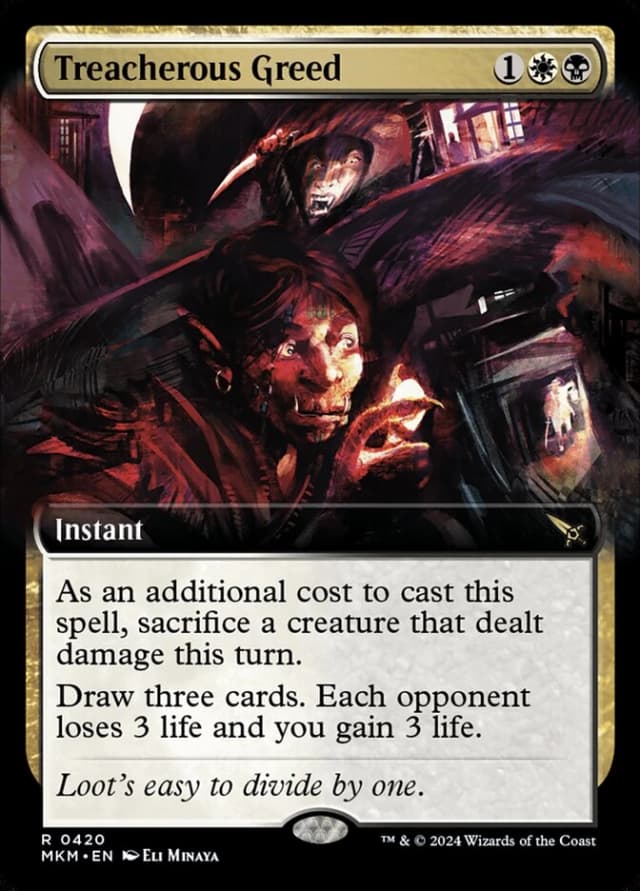 Treacherous Greed image