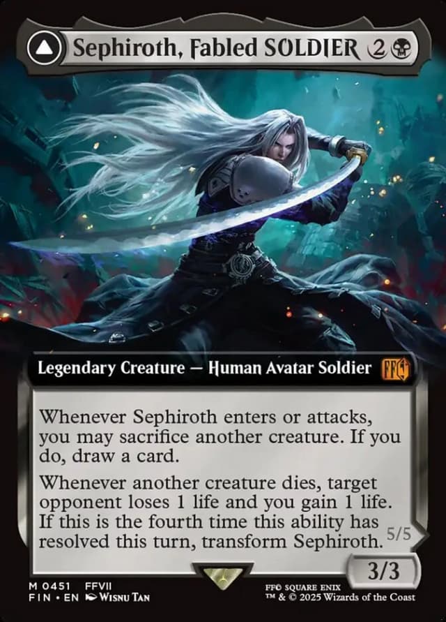 Sephiroth, Fabled SOLDIER // Sephiroth, One-Winged Angel image