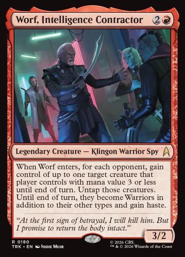 Worf, Intelligence Contractor image