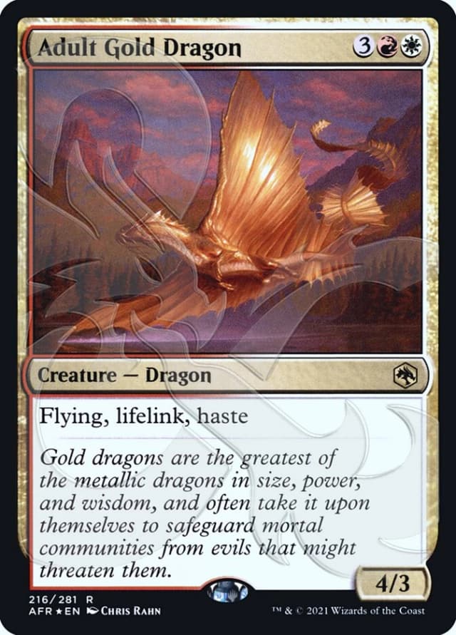 Adult Gold Dragon image