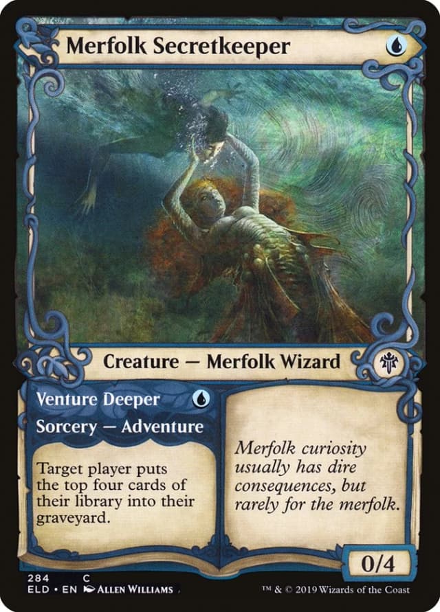 Merfolk Secretkeeper // Venture Deeper image