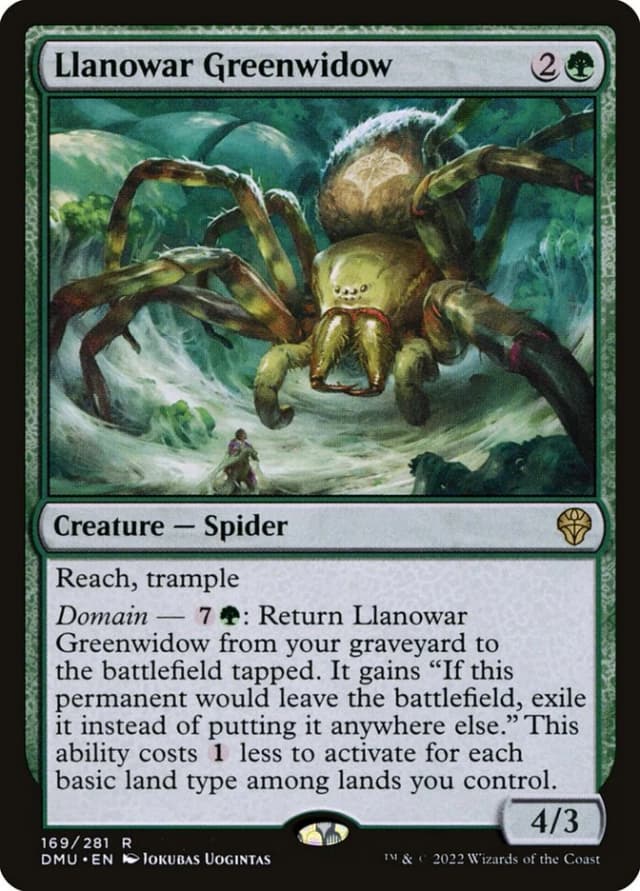 Llanowar Greenwidow image