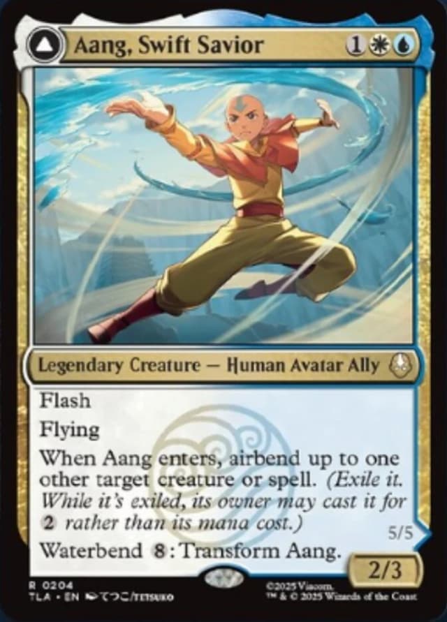 Aang, Swift Savior // Aang and La, Ocean's Fury image