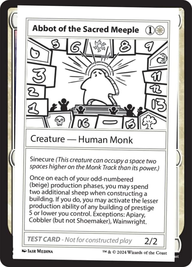 Abbot of the Sacred Meeple image