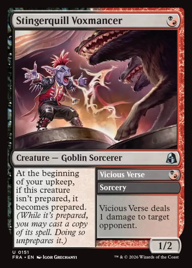 Stingerquill Voxmancer // Vicious Verse image