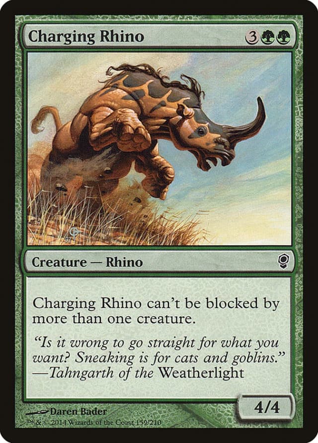 Charging Rhino image