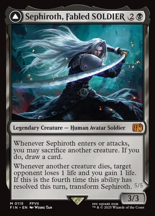 Sephiroth, Fabled SOLDIER // Sephiroth, One-Winged Angel image