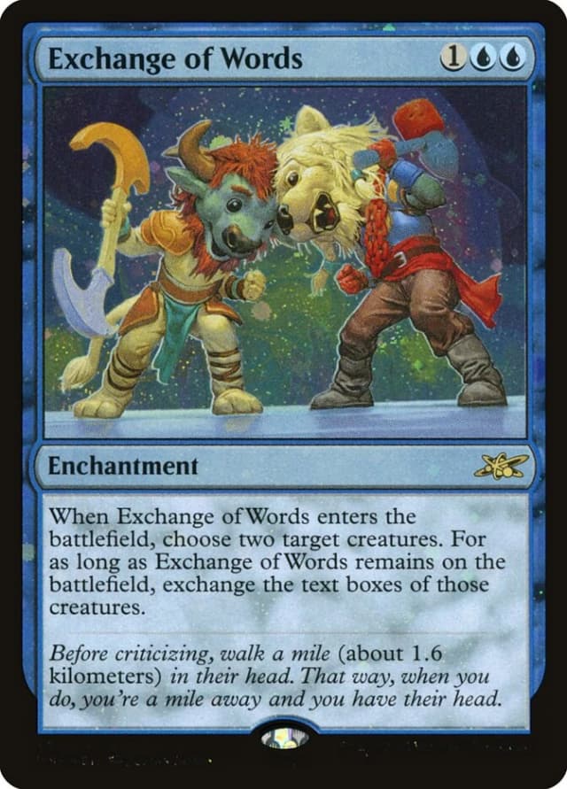 Exchange of Words image