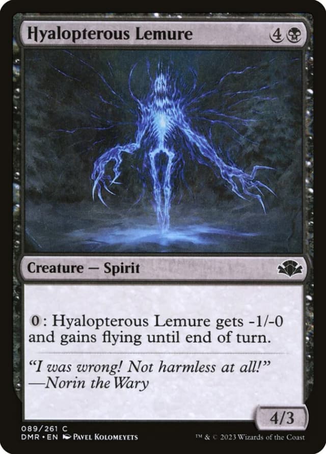 Hyalopterous Lemure image