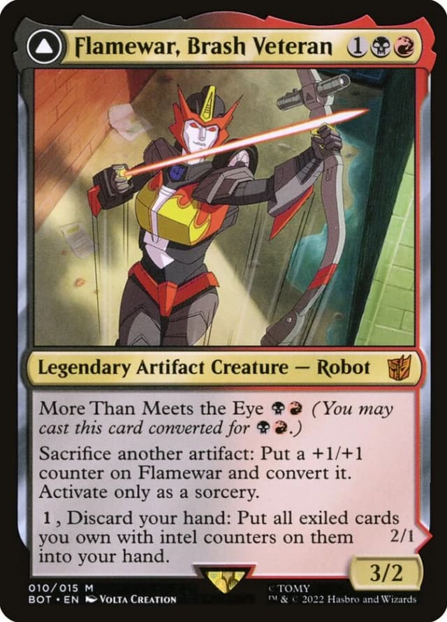 Flamewar, Brash Veteran // Flamewar, Streetwise Operative image