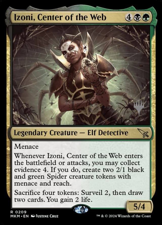 Izoni, Center of the Web image