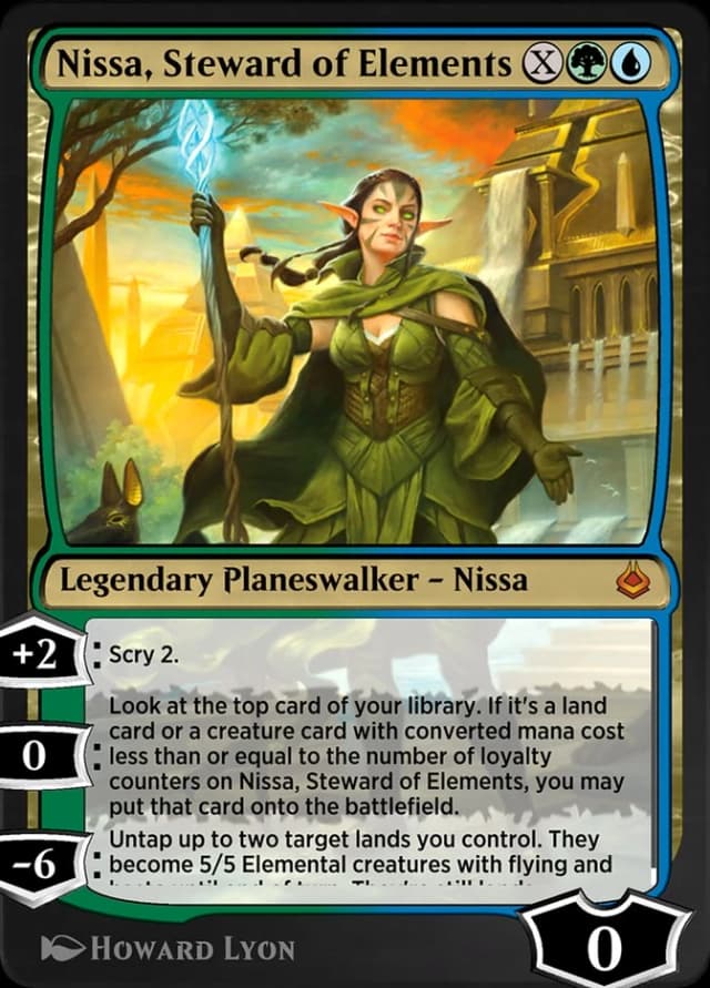 Nissa, Steward of Elements image