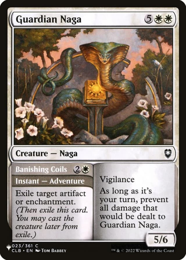 Guardian Naga // Banishing Coils image