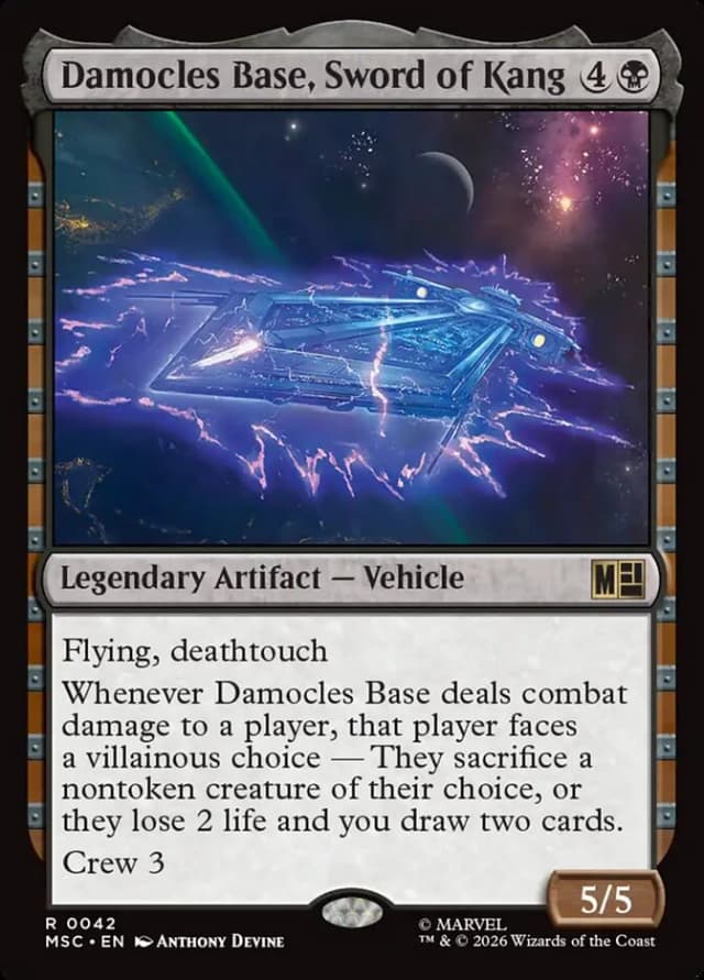 Damocles Base, Sword of Kang image