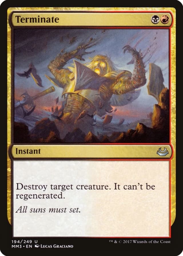Terminate image