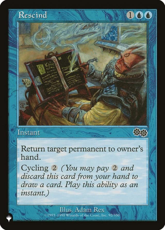 Rescind image