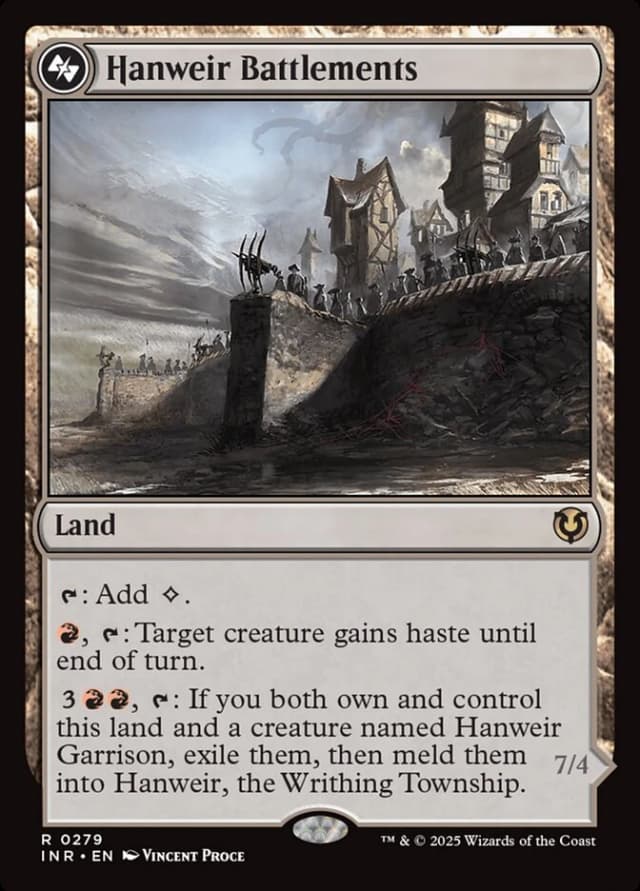 Hanweir Battlements // Hanweir, the Writhing Township image