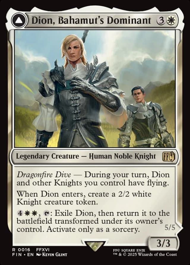 Dion, Bahamut's Dominant // Bahamut, Warden of Light image