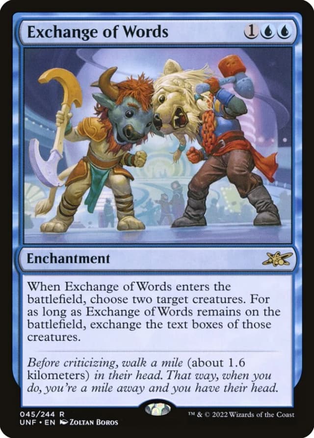Exchange of Words image