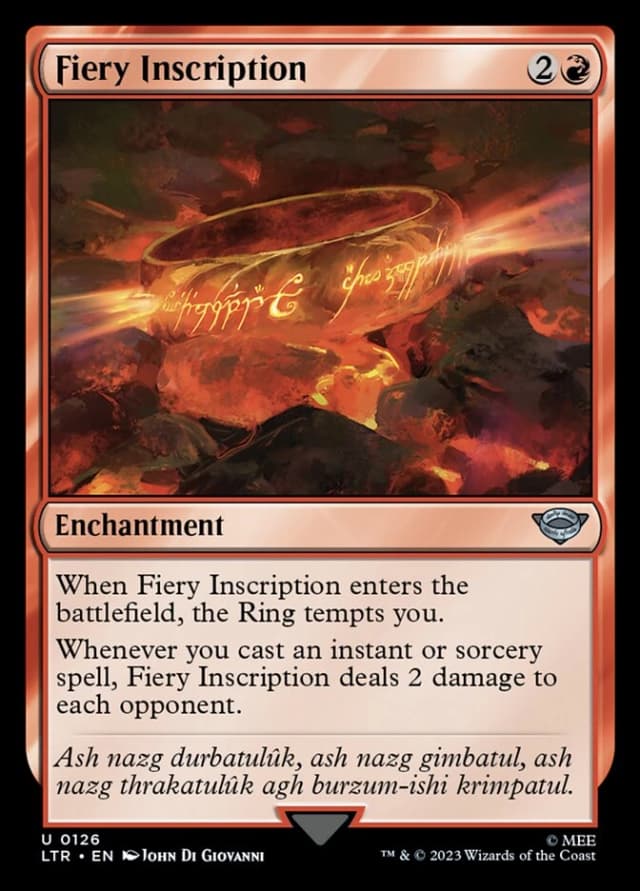 Fiery Inscription image
