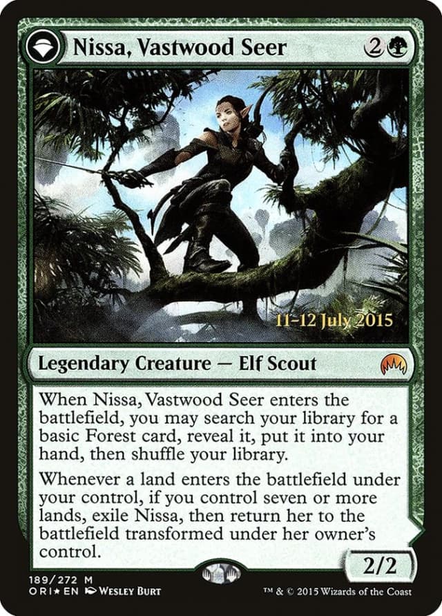 Nissa, Vastwood Seer // Nissa, Sage Animist image