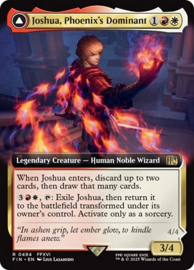 Joshua, Phoenix's Dominant // Phoenix, Warden of Fire image