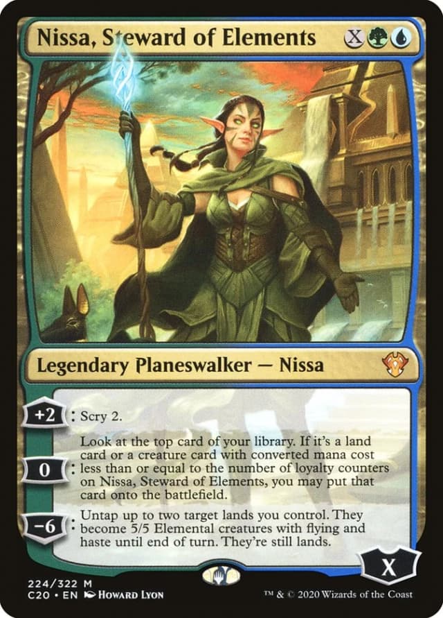 Nissa, Steward of Elements image