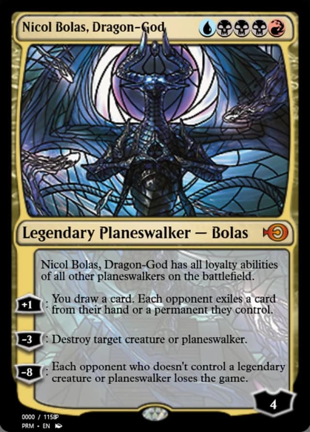 Nicol Bolas, Dragon-God image
