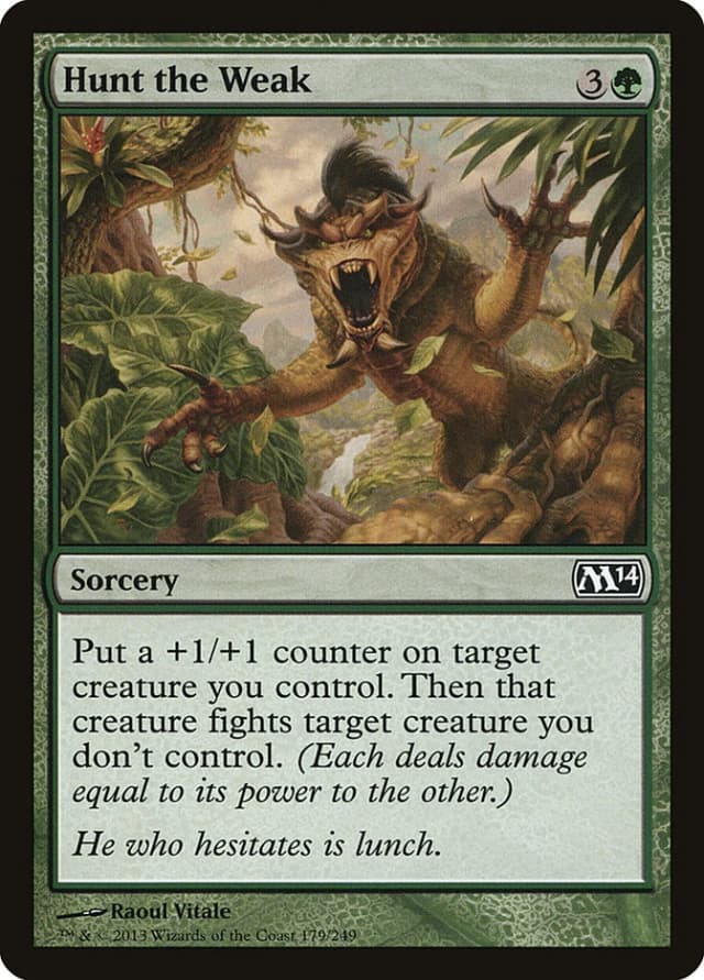 Hunt the Weak image