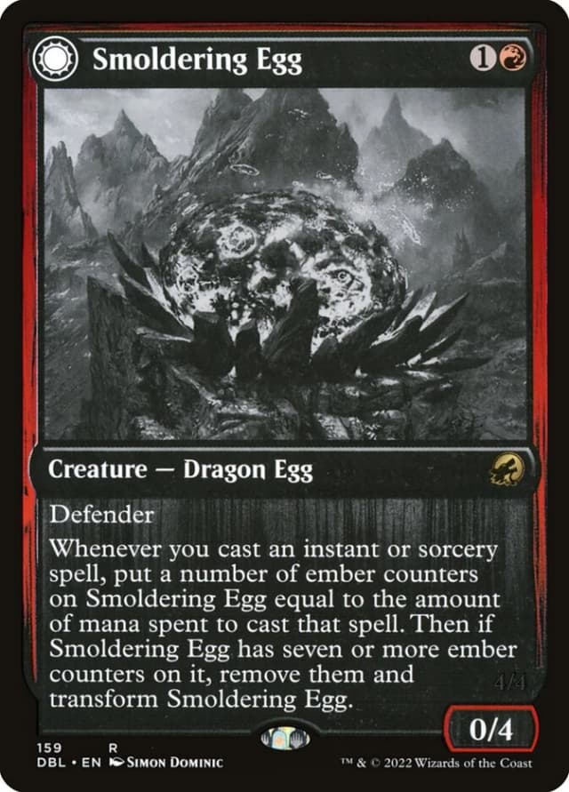 Smoldering Egg // Ashmouth Dragon image