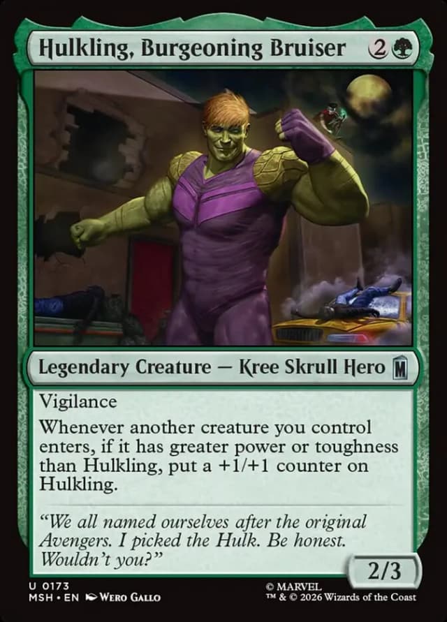Hulkling, Burgeoning Bruiser image
