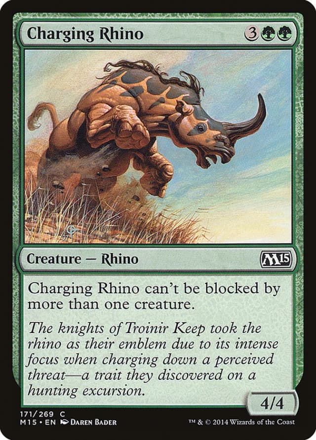 Charging Rhino image