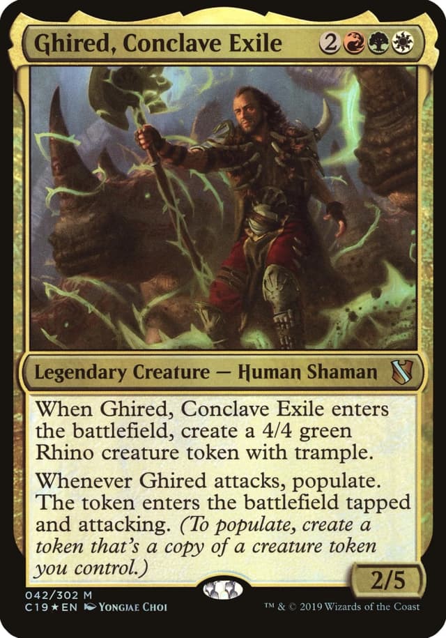 Ghired, Conclave Exile image
