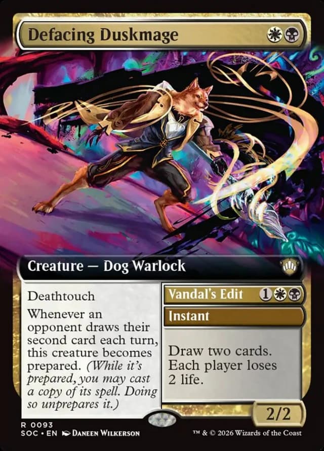 Defacing Duskmage // Vandal's Edit image