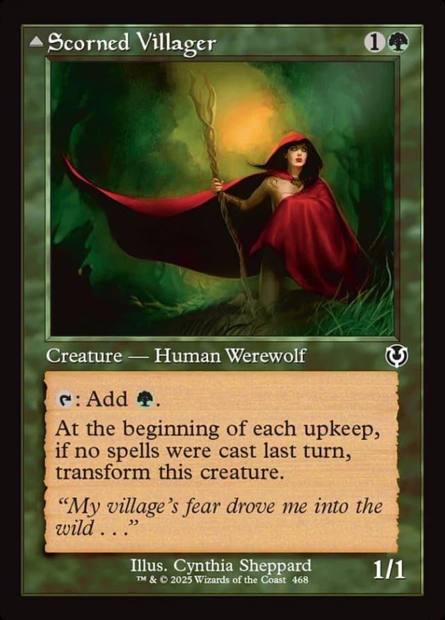 Scorned Villager // Moonscarred Werewolf image