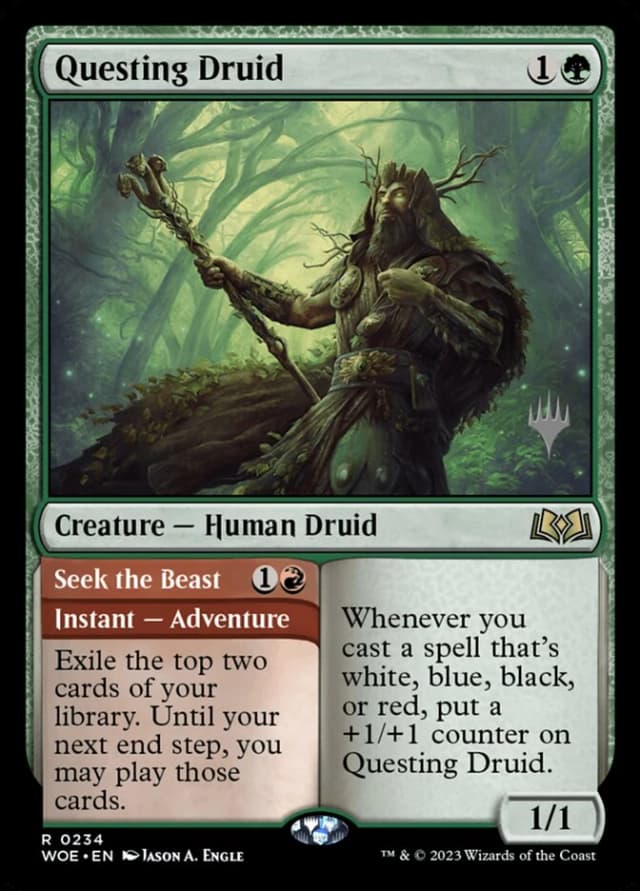 Questing Druid // Seek the Beast image