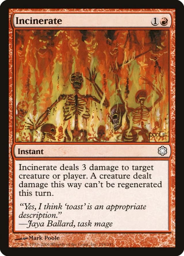 Incinerate image