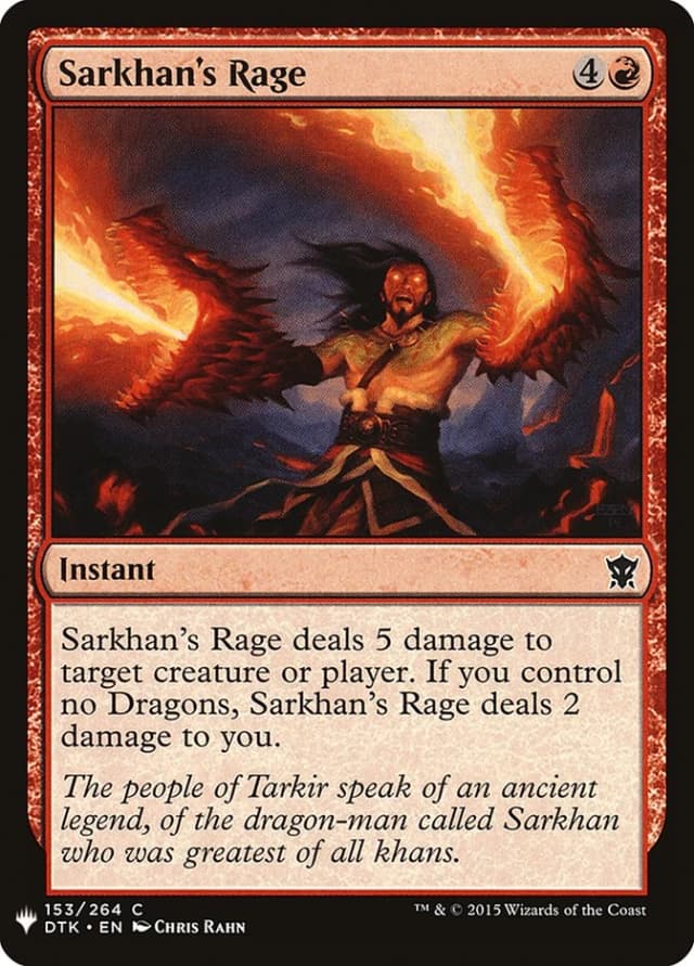 Sarkhan's Rage image