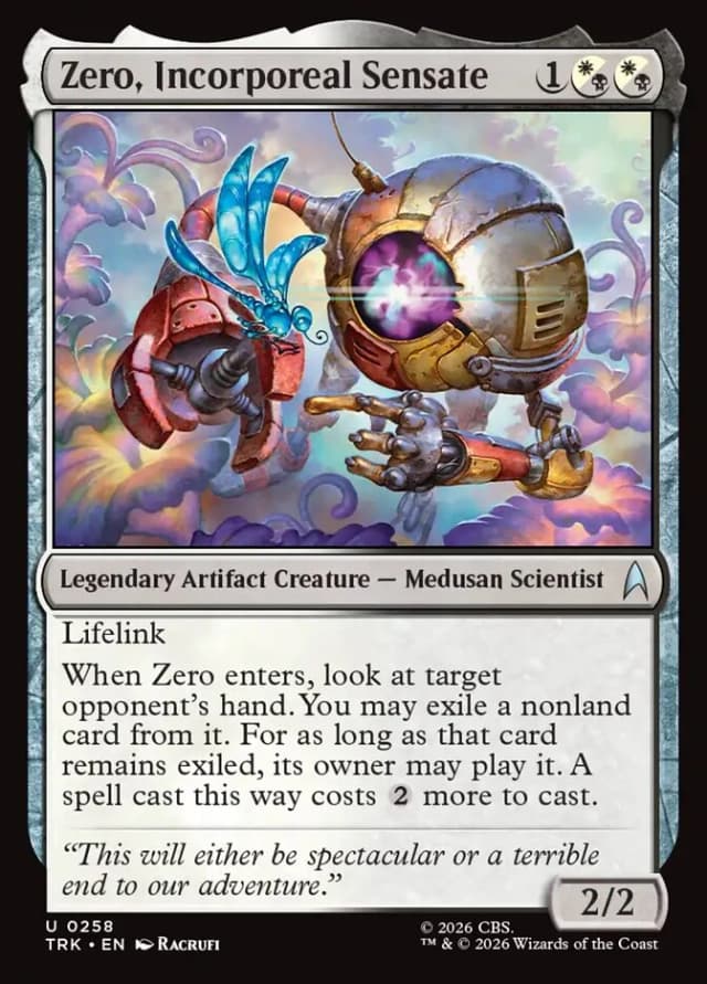 Zero, Incorporeal Sensate image